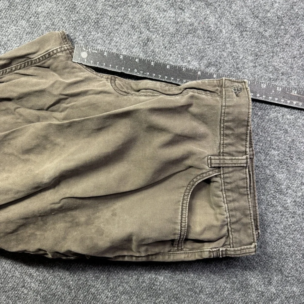 Carhartt Rugged Flex Relaxed Fit Canvas Work Pants Mens 42x30 Brown Streetwear
